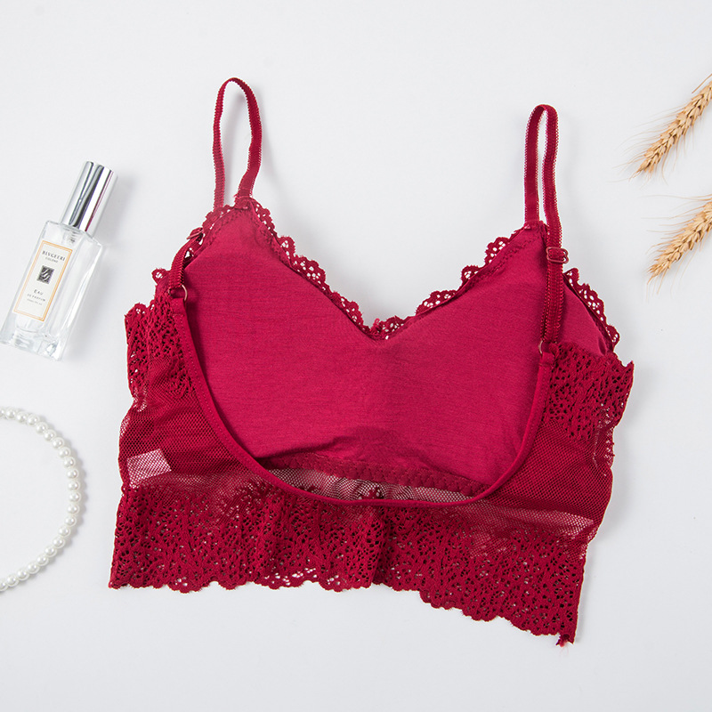 シームレススポーツブラ,下着,レースバック - Lace Bralette Set のレビューと価格