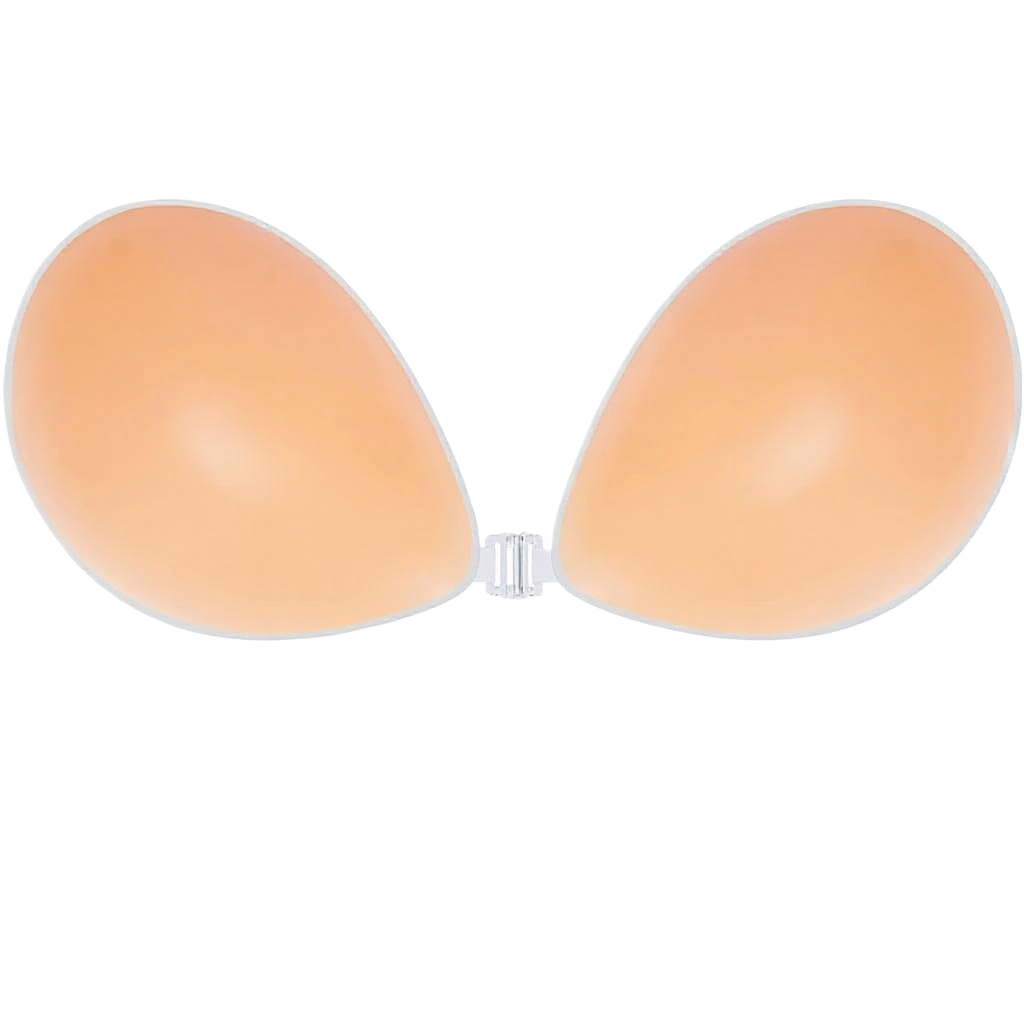 プッシュアップワイヤーレスソリッドシリコンブラ、再利用可能な - Strapless Bra Adhesive のレビューと価格