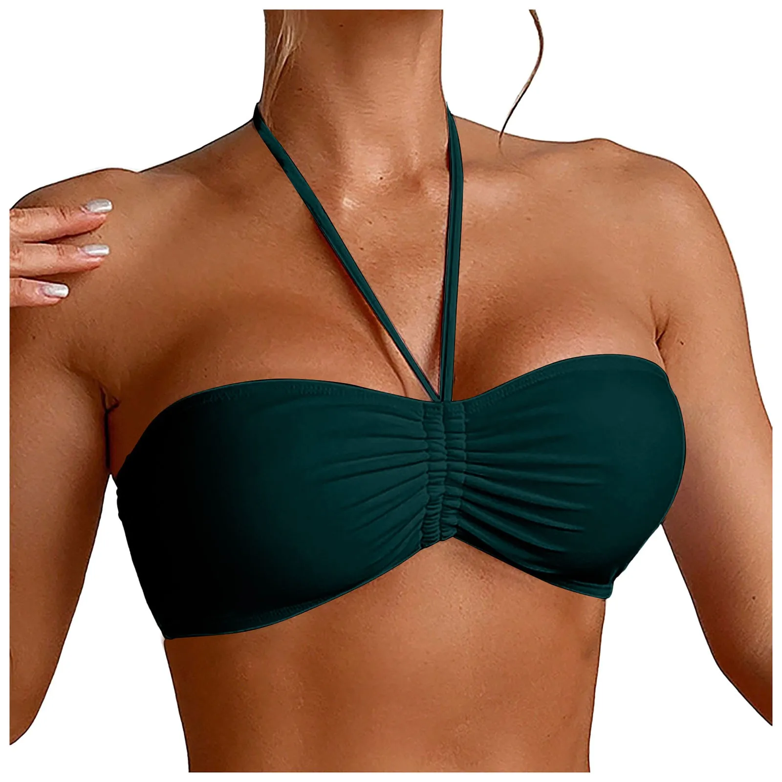 女性用アンダーワイヤービキニトップ、プッシュアップ水着トップ - Underwire Bra Padded のレビューと価格