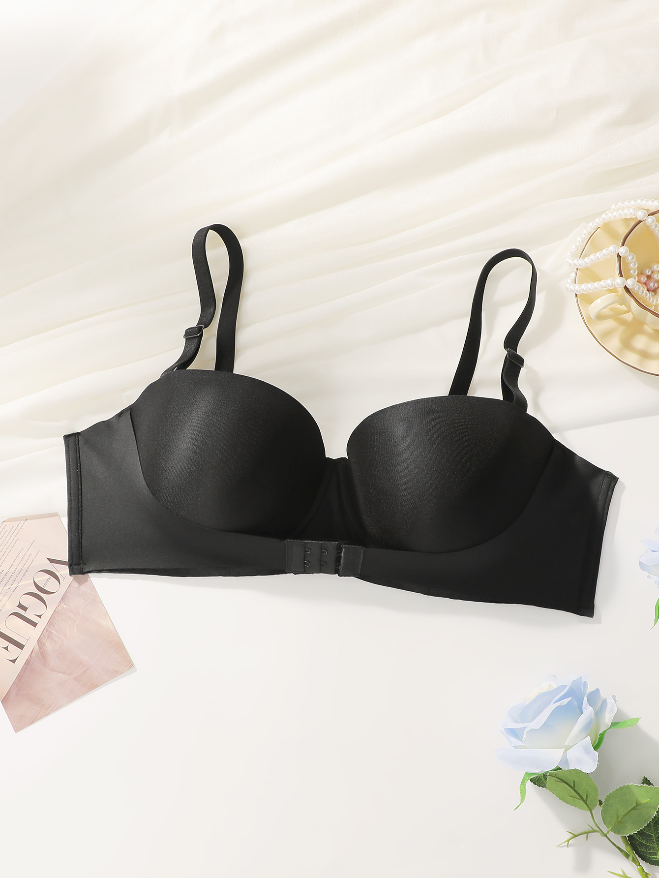 女性用大きいバスト向けプラスサイズストラップレスブラ、フロン - Full Coverage Bra のレビューと価格