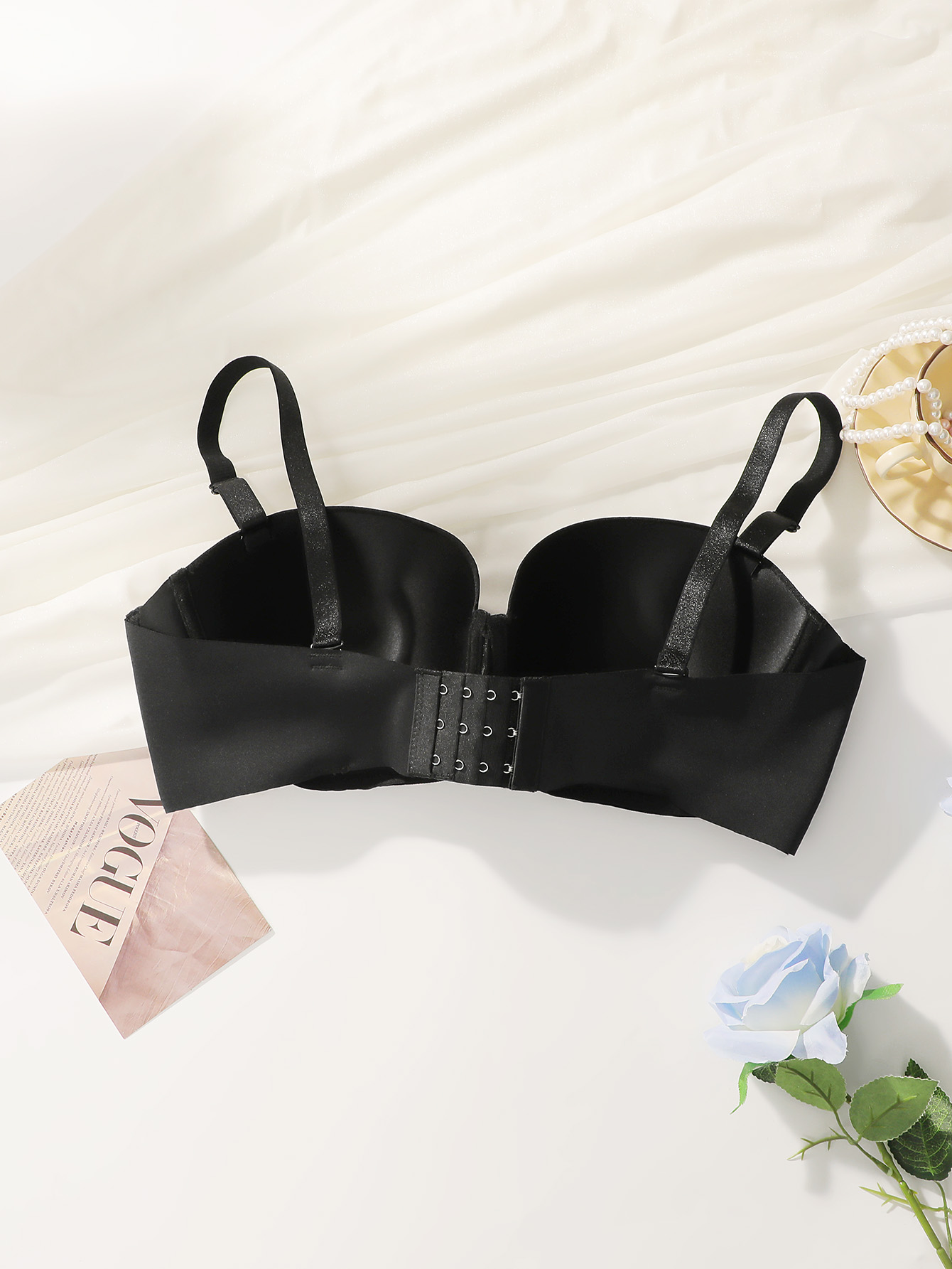 女性用大きいバスト向けプラスサイズストラップレスブラ、フロン - Full Coverage Bra のレビューと価格