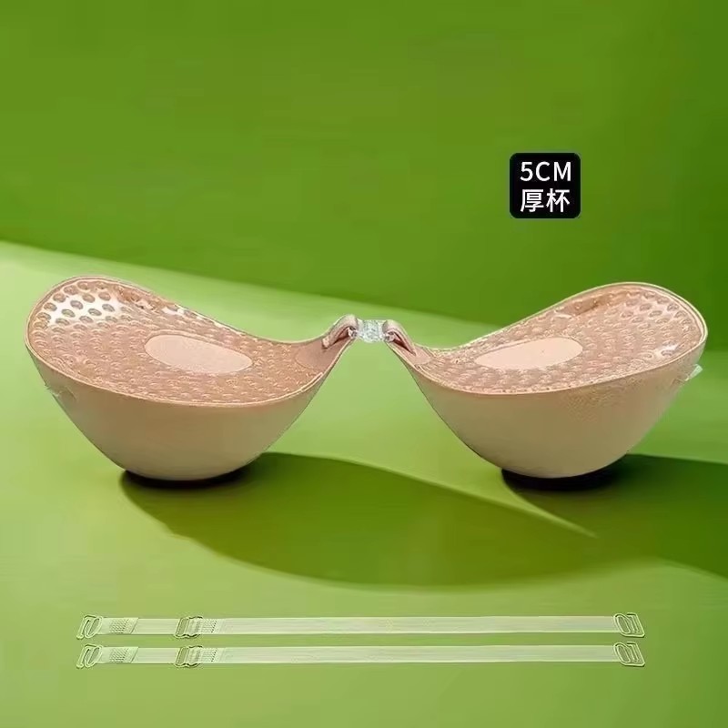 5cm厚の通気性のある粘着ブラ、シリコンニップルテープ、フロ - Full Coverage Bra のレビューと価格