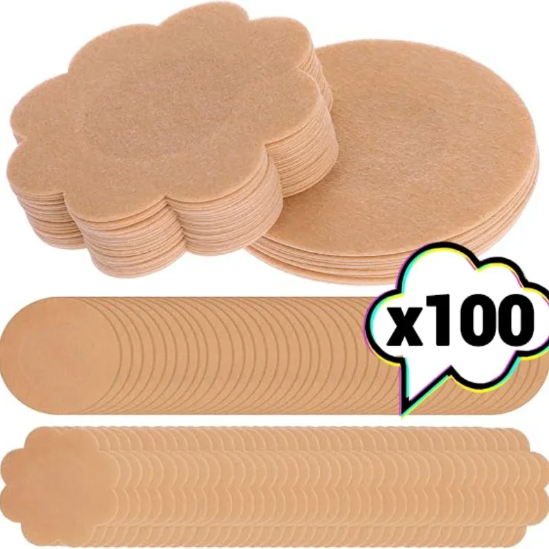 10/100 個女性乳首カバー自己粘着リフトアップ胸花びら女 - Strapless Bra Adhesive のレビューと価格