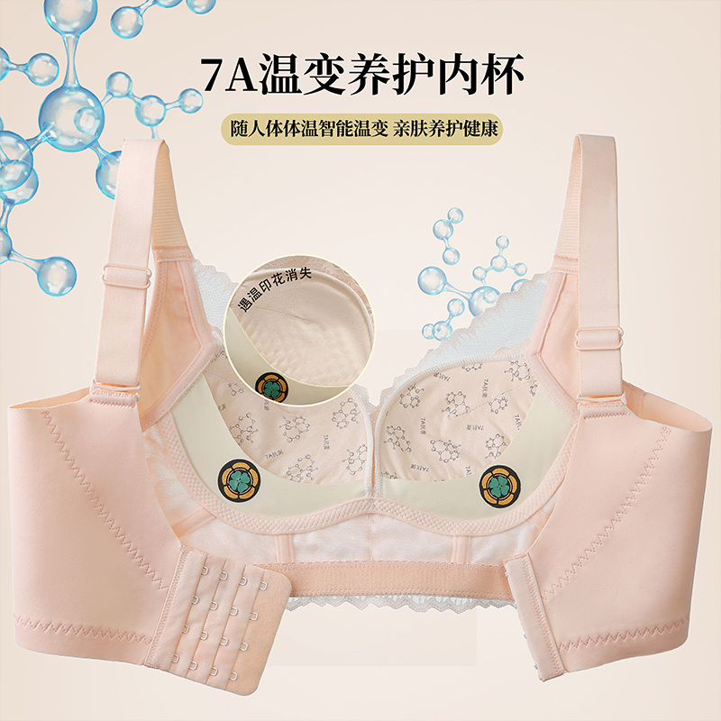 豪華な立体フラワーレースブラ 快適なリフトアップ たるみ防止 - Wirefree Bra Comfort のレビューと価格